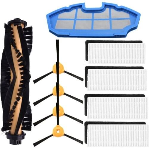 Hepa-Filter Side Brush Primary-Filter for Ecovacs Deebot N79S N79 Eufy RoboVac 11 11C for CONGA EXCELLENCE 990 Brush Cover