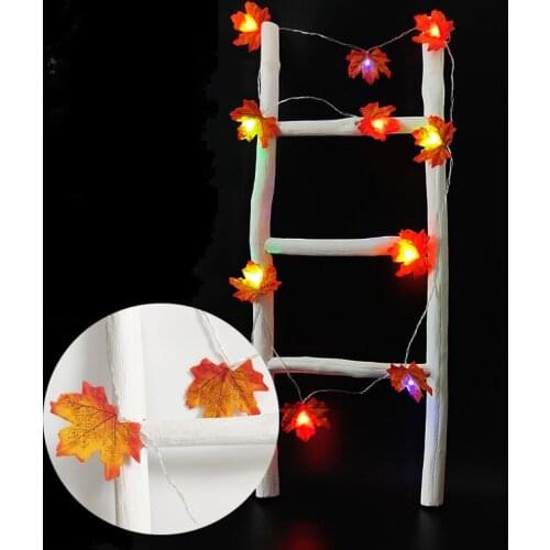 3Meters Artificial Vine Red Autumn Maple Leaf Vine Artificial Plant Garland Foliage for Thanksgiving Wedding Garden Decoration