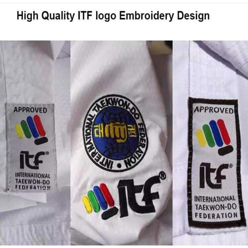 ITF Emblems Belts Label for Taekwondo Kimono Uniform