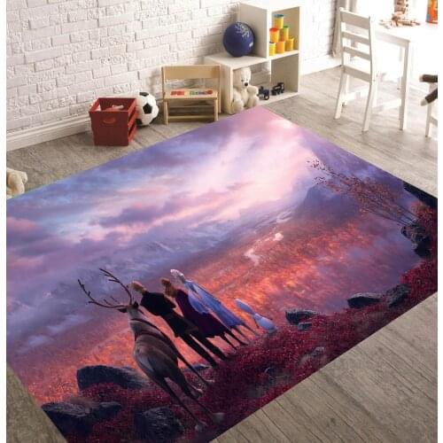 Elsa And Anna 23 Patterned Carpet ,Non Slip Floor Carpet,Teens Carpet,Turkish Rug