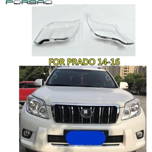 Headlight Lens Cover For PRADO 14-16 Headlamp Clear Auto-Shell-Cover Replacement DIY