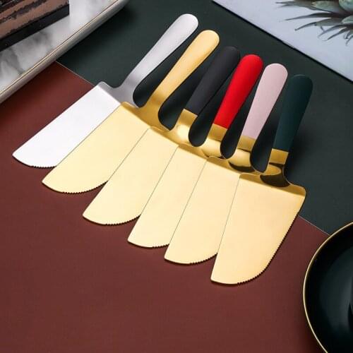 Stainless Steel Toothed Cake Pizza Shovel Knife Pie Cheese Cream Dessert Spatula Decorating Kitchen Restaurant Baking Tool