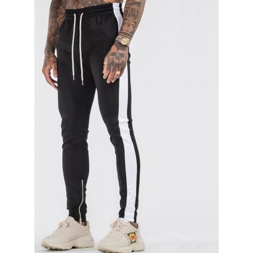 2021 summer new mens trousers large size street fashion footwear foot zipper sports and leisure