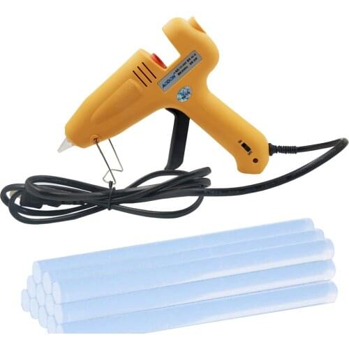 11mm Hot melt gun set thermal hot glue gun 60w 80w 60&100 switchable power including 10pcs sticks