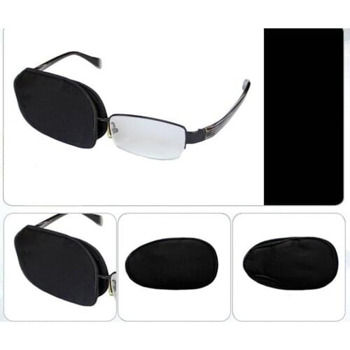 Amblyopia Eye Patches For Glasses, Kids Adult Eye Patch,Strabismus, Lazy Eye Patch - Black Adult and Black Children