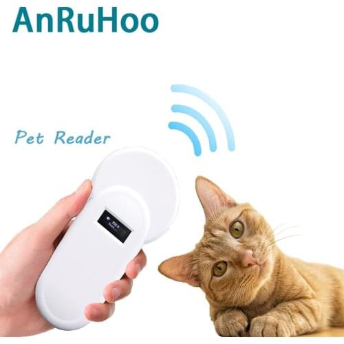 Handheld Rfid Pet Reader 134.2khz Glass Tube Scanner Iso11784/5 Tag Usb Fdx-B Animal Cat Dog Rabbit Microchip Oled Transponder