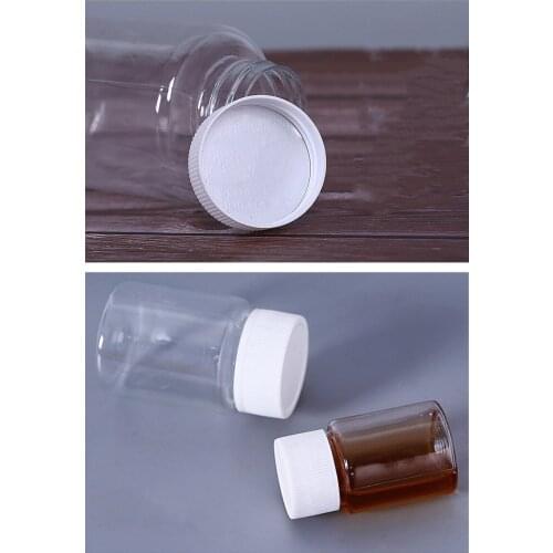 1Pcs 30ml Transparent Plastic Pill Bottles Salt Candy Case Storage Container Medicine Tablet Drug Case Dispenser Holder