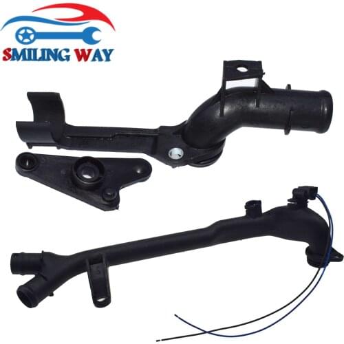Water Coolant Pipe Hose to Cylinder Head Oil Cooler Connector Kit For Mercedes-Benz C230 1.8L 2003-2005 & C180 C200 2007-2014