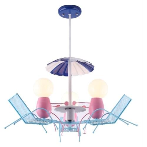 LED cute cartoon childrens room pendant light Princess rooms lights personality boys girls children lamps ya7313