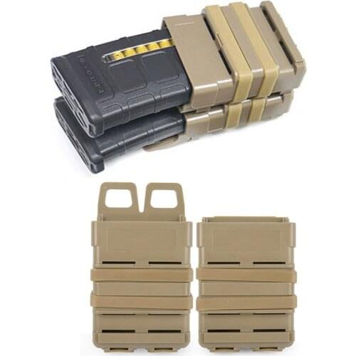 Tactical AR M4 5.56 Fast Mag Military Army Airsoft Pistol Magazine Pouch Bag Outdoor Hunting Shooting Accessory Molle Mag Pouch