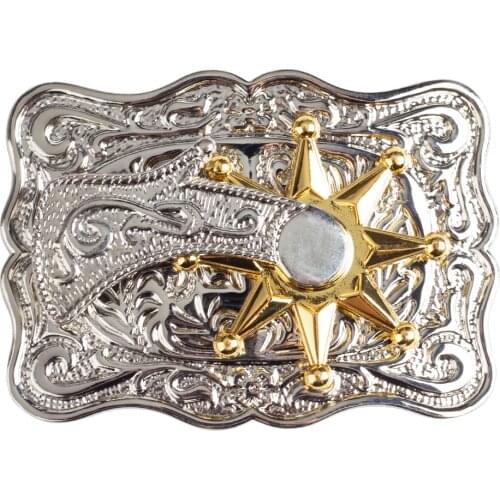With rotational alloy belt buckle