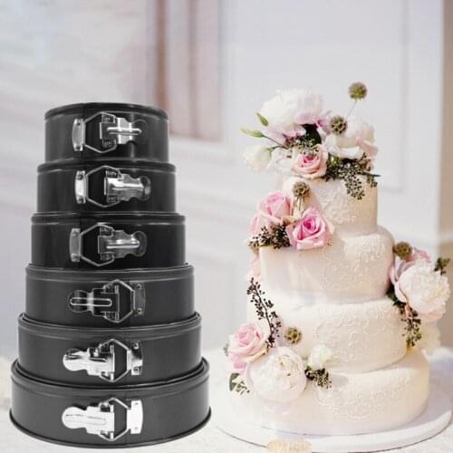 1PC 4“6”8“9”10“11 Non-stick Cheesecake Pan Springform Pan with Removable Bottom/Leakproof Cake Pan Kitchen Accessories JC 0516