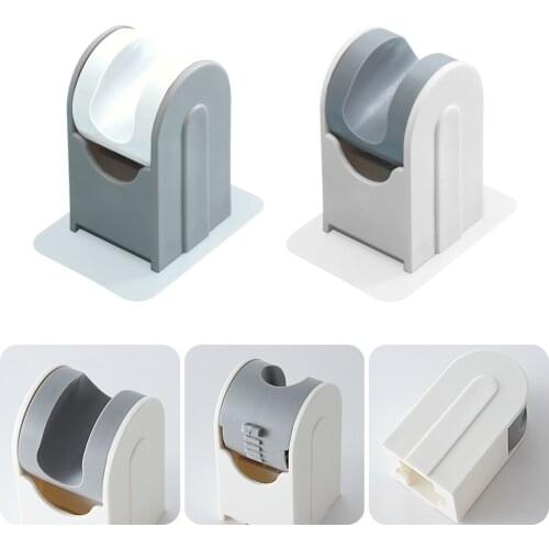 1pc Punch-free Shower Bracket Self Adhesive Plastic Shower Sprinkler Holder Strong Sucker Brackets Bathroom Accessories