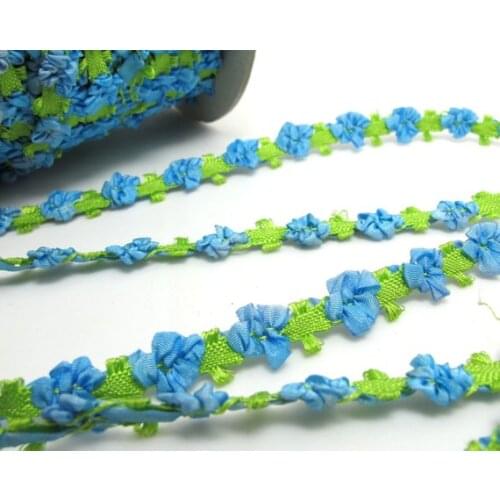 2 Yards Red Woven Rococo Ribbon Trim on Chiffon Ribbon|Decorative Floral Ribbon|Scrapbook Materials|Clothing|Decor