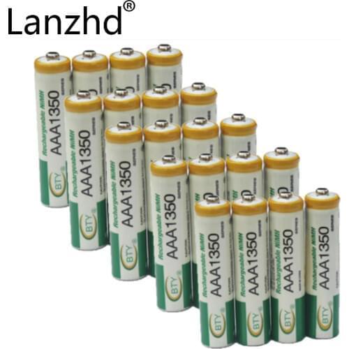 20pcs AAA 1.2V Battery Rechargeable Batteries 350mAh High Quanlity 3A Battery Ni-MH