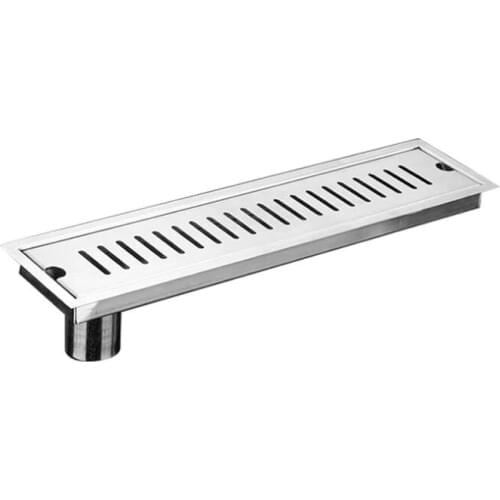 304 Stainless Steel Material Silver Color 20CM to 50CM Length of Square Floor Drain
