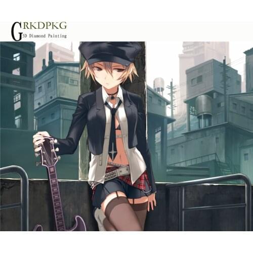 GRKDPKJ 5d diy diamond painting Japan Manga accessories pictures of rhinestones Full square diamond painting Wedding decoration