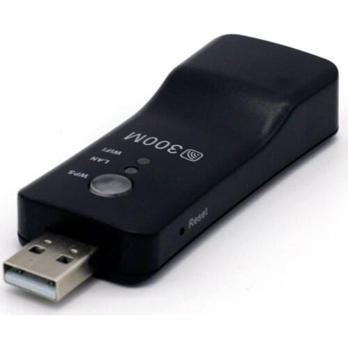 USB Wireless AP Repeater Network Signal Amplifier 300M Wireless Router USB Powered 300Mbps Wireless-N WPS Wireless Repeater