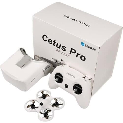 BETAFPV Cetus Pro FPV Kit 1S 800TVL Brusheless FPV Drone LiteRadio 2 SE Radio Transmitter VR02 FPV Goggles for FPV New Pilot