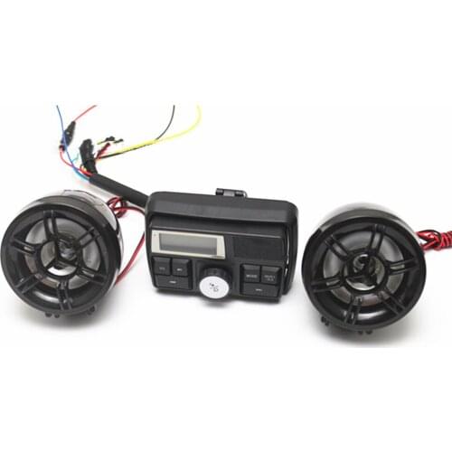 Bluetooth Studio Audio Sound Stereo Radio MP3 Music Player Sound System Stereo FM Radio Speaker Motorcycle