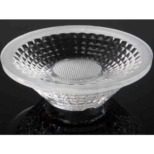 Diameter 70mm Thickness 22mm 30 degree Halogen Lamps PMMA COB LED Lens