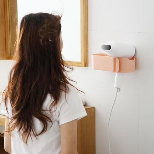 Dyson Hair Dryer Bathroom Organizer Rack Wall Storage Gadgets Makeup Floating Shelf Shelves for Accessories Home Organization
