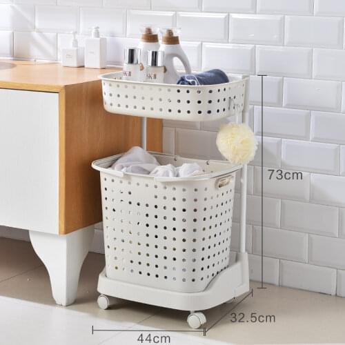 Dirty laundry basket laundry bucket dirty clothes storage basket household clothes storage basket rack bathroom frame