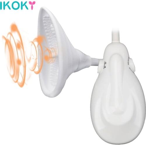 IKOKY Sex Machine Tongue Vibrator For Clitoris Stimulator Suck Cup Vacuum Pump Sex Toys For Women Vagina Breast Erotic Toys