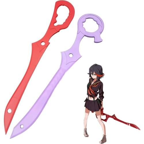 Kill La Kill Ryuko Matoi Ryuuko Scissor Blade Cosplay Weapon Wooden Sword forHalloween Christmas Party Masquerade Anime Shows