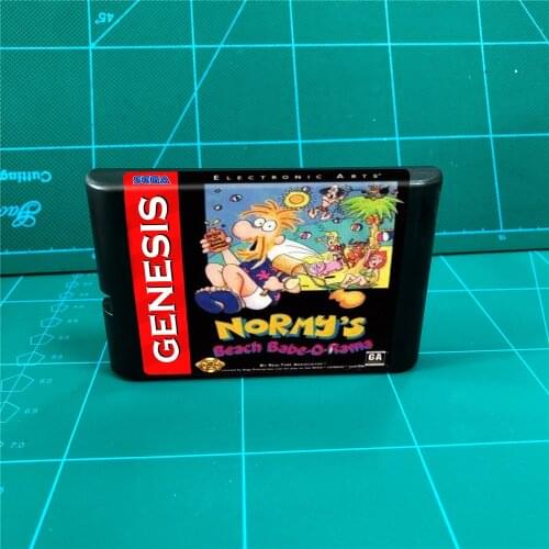 Normys Beach Babe-o-rama - 16 bit MD Games Cartridge For MegaDrive Genesis console