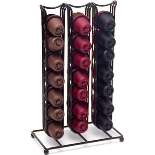 Small Size 42 Cups For Nespresso Coffee Pods 3.7cm Coffee Capsule Stand Organization Holder Capsules Storage Shelf 2021 New