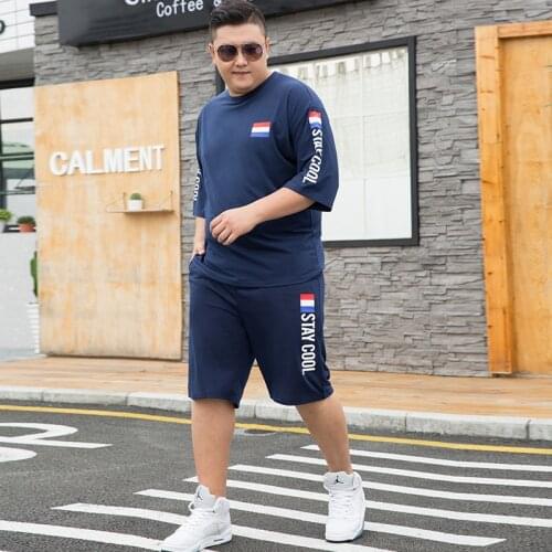 Mens Sport Running Suits Basketball Soccer Training Tracksuits Jersey Summer Fitness Sportswear Gym Clothing Large Size 9XL