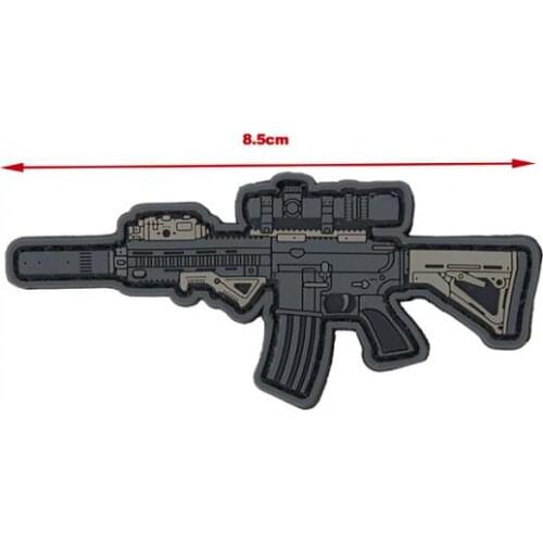 Hunting Tactical Vest Magic Sticker Badge Armband PVC Patch HK416 TMC2969-416D