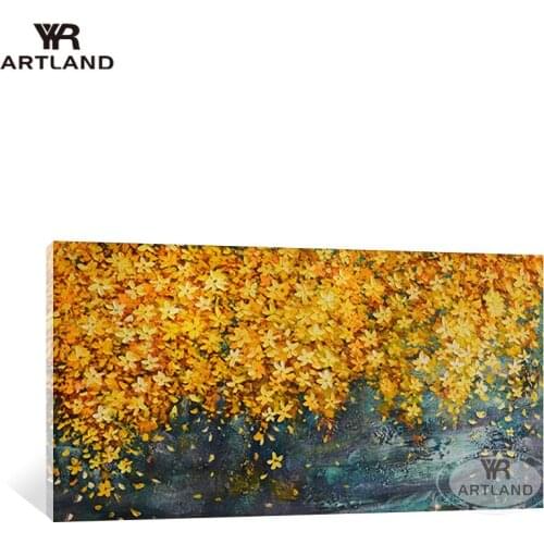 Sailing boats abstract painting blue sea scenery Hand drawn oil painting on canvas wall art picture for living room bedroom