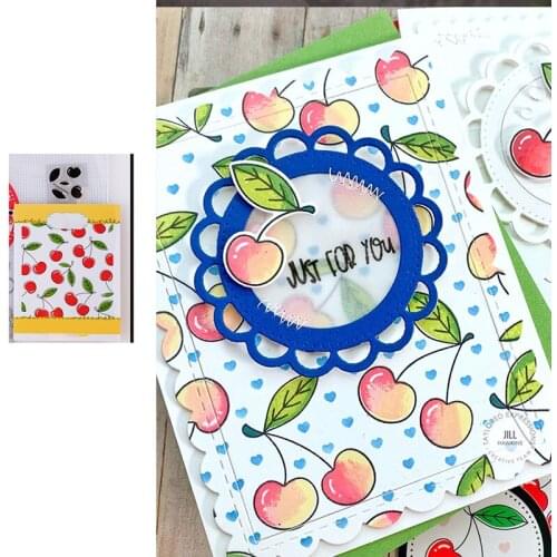 Cherry Fruit Cutting Diary Stamps For Scrapbooking Stamps Embossing Mold Diy Paper Cards Craft Make Albums New for 2021