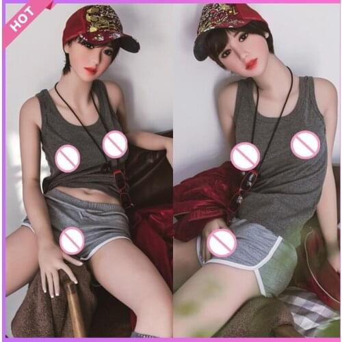 Full Size 158cm Realistic Solid Silicone Sex Dolls with Skeleton Real Anal Oral Vagina Pussy Breast TPE Adult Love Dolls for Men