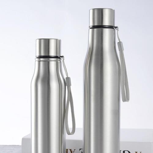 750/1000ml Portable Sports Cycling Stainless Steel Water Bottle Leak-Proof Drinking Cup For traveling gym camping hiking cycling
