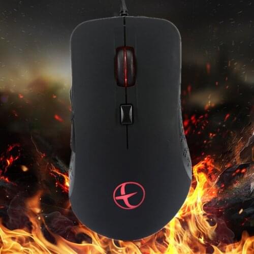 Warmer Heated Mouse For Home Office Wired Gaming Mouse 6 Buttons 2400DPI