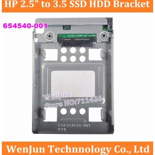 Brand NEW 654540-001 For HP 2.5" to 3.5 Adapter Tray SAS SATA SSD HDD Hot Swap Bracket Bay with screw with free shipping