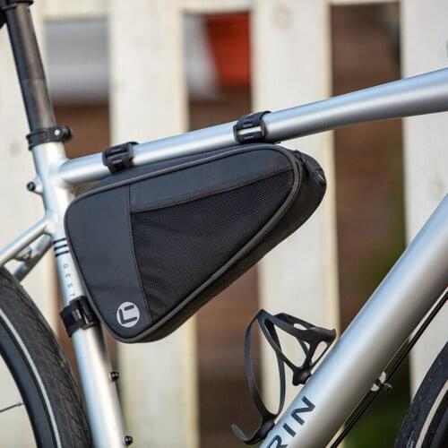 2021 Bike Frame Triangle Bag 1L Capacity Waterproof Reflective Pouch Maintenance Tool Storage Bag Stable Bicycle Accessories
