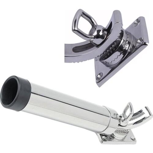 Rod Pod Boat Accessories Marine Boat Holder Deck Mount Adjustable Removable Marine Bracket Fishing Hot-316 Steel Rod