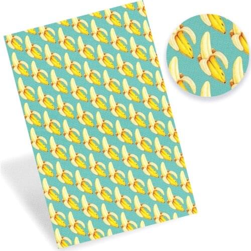 AHB 22*30cm/A4 0.8mm 1pc Faux Leather Sheets Printed Synthetic Leather Bow Fabric DIY Hair Bows Supplies Handmade Craft Material