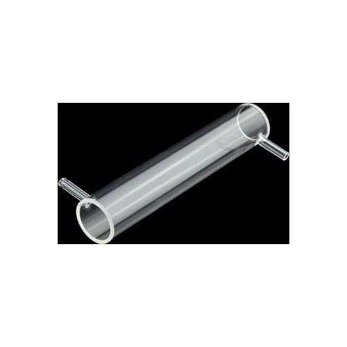 100mm quartz flow cuvette cylinder special for scientific research, acid and alkali resistance, high temperature resistance can