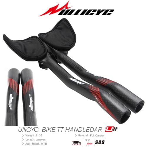 HOT SALE 3K TT matte rest bar Full carbon rest handlebar bicycle TT handlebar bar Superstrong Ultra light Road bike rest bar