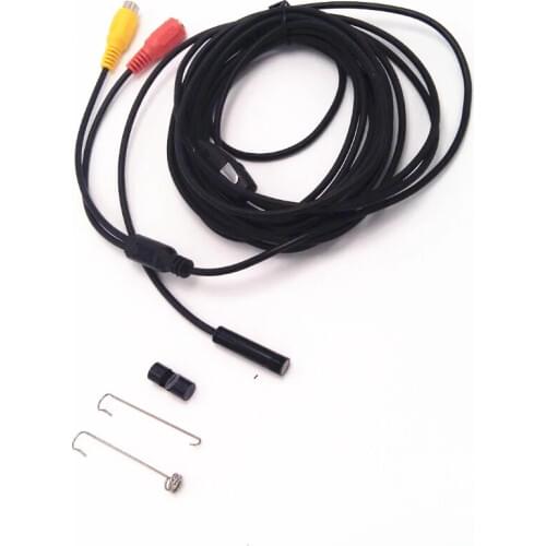 5M 8mm Diameter AV Endoscope Camera 6 LED Illumination