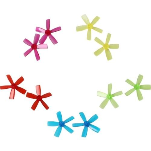 5 Pairs / 10pcs 1935 Propellers 5-blade Propeller for Mini DIY Drone QAV Racing Quadcopter for KINGKONG/LDARC Micro FPV Frame
