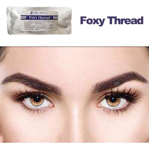 10 pcs Foxy Eye Thread for Eye Brow 21g 60mm Cat Eye Pdo Thread