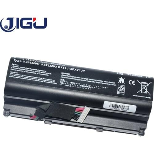 JIGU Laptop Battery A42LM93 A42LM9H A42N1403 For ASUS G751 G751J G751JM G751JT G751JY GFX71 GFX71JM GFX71JT 8CELLS
