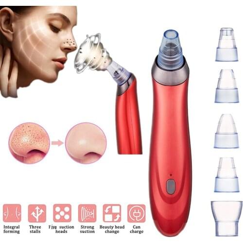 Facial Blackhead Remover Electric Pore Cleaner Blackhead Black Point Vacuum Cleaner Tool Black Spots Pore Cleaner Machine