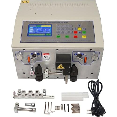 SWT508MAX automatic wire stripping and peeling machine SWT-508MAX wire cutting crimping from 0.1 to 13mm 500W